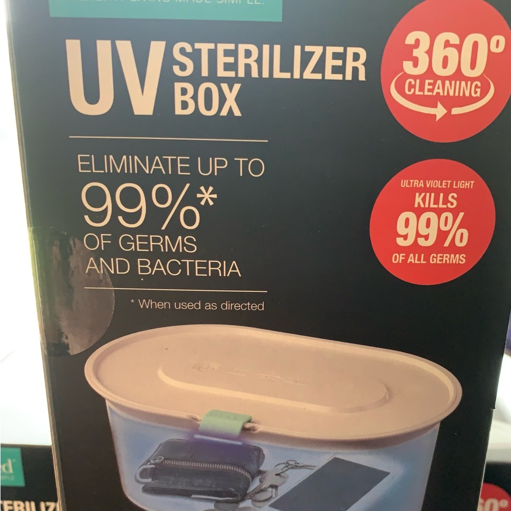 UV Sterilizer Box with Cream Lid